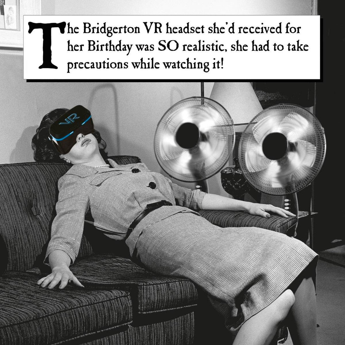Bridgerton VR Birthday Card - House of Cards
