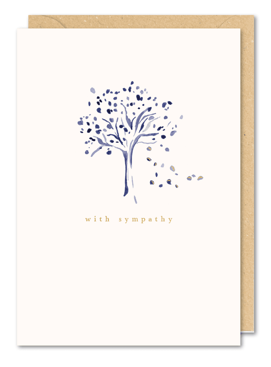 Sympathy Greeting Card - House of Cards