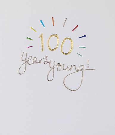 Mimosa 100th Birthday Card