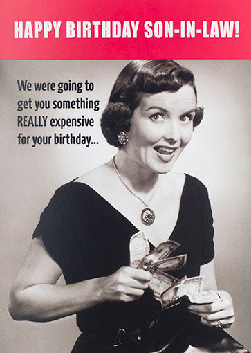 Son-in-Law Birthday Card