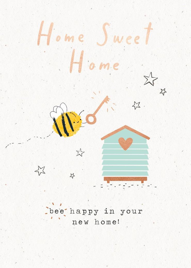 Bee Home Sweet Home Greeting Card