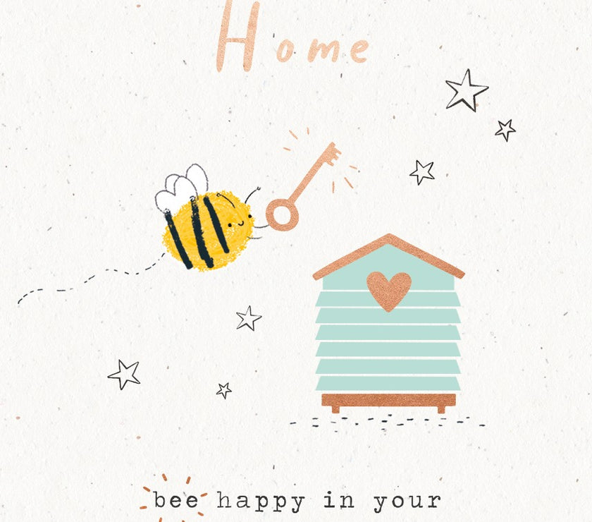 Bee Home Sweet Home Greeting Card