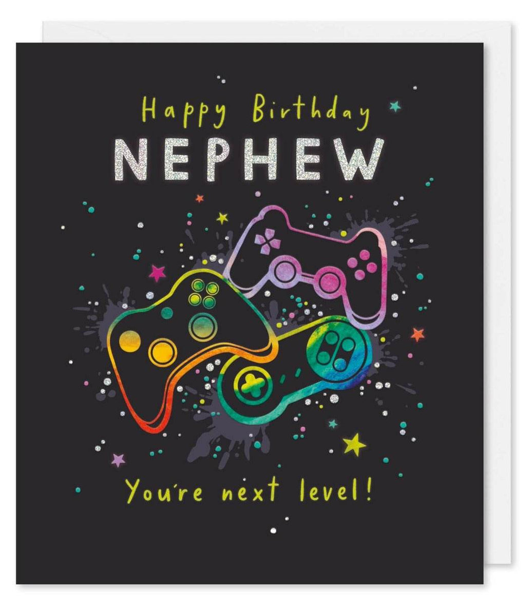 Nephew Gamer Birthday Card - House of Cards