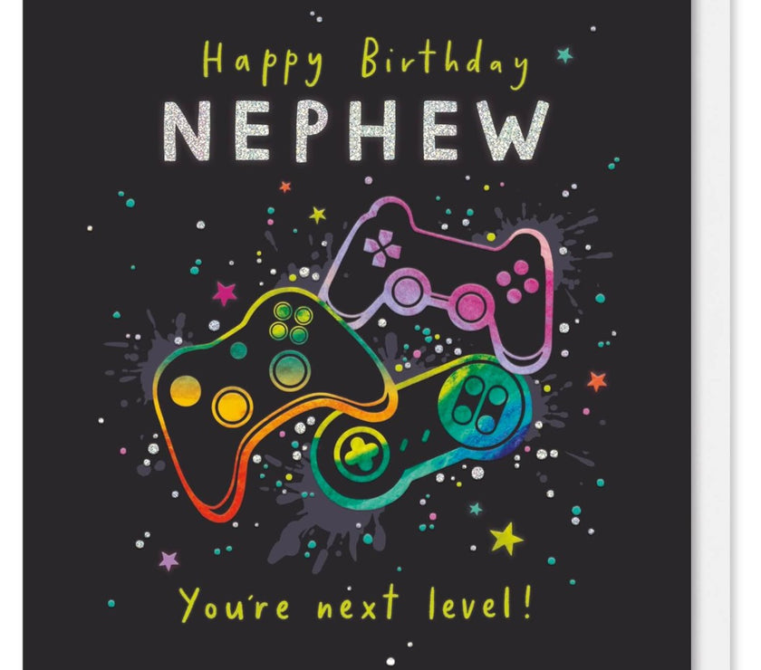 Nephew Gamer Birthday Card