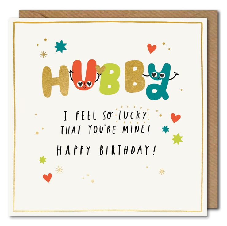 Husband Hubby Birthday Card