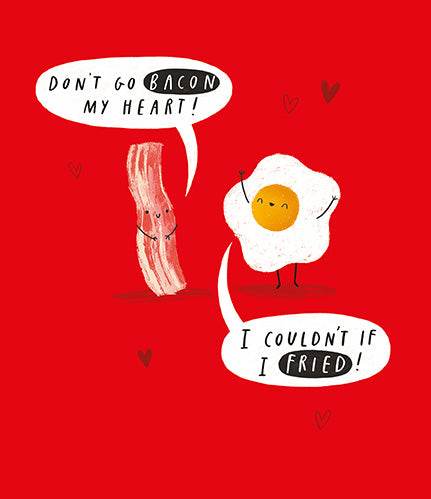 Bacon and Eggs Valentines Card