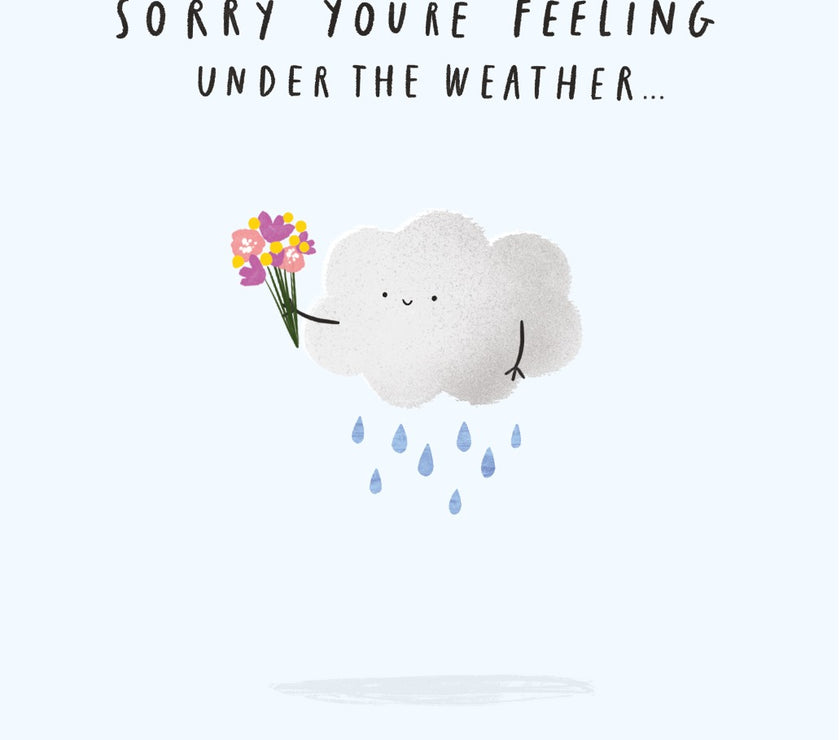 Under the Weather Greeting Card