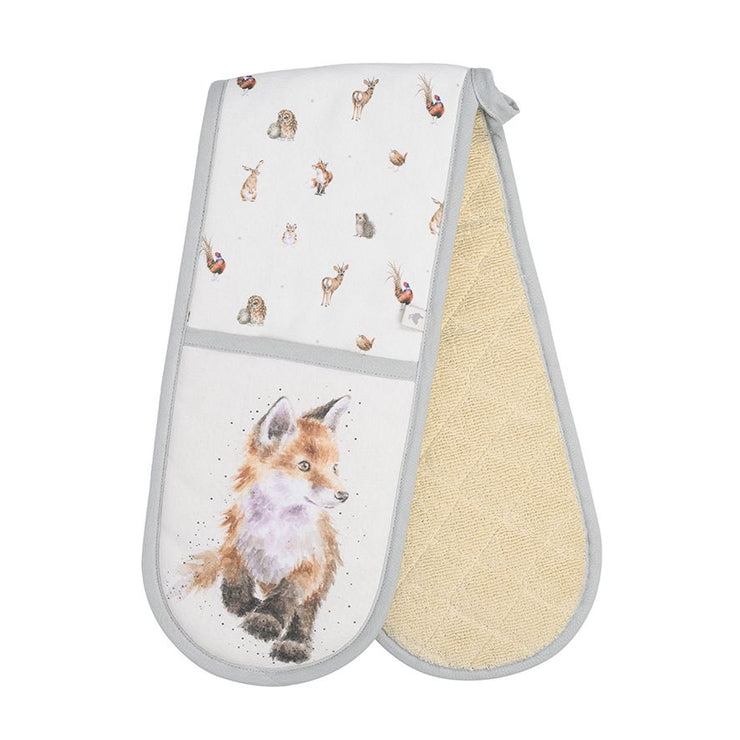 Fox Woodlanders Double Oven Glove