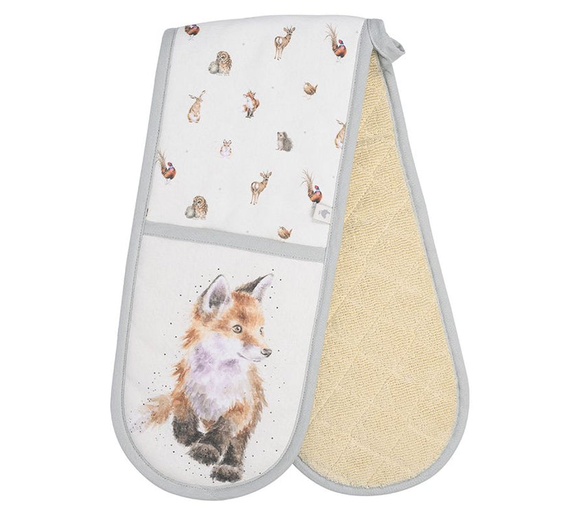 Fox Woodlanders Double Oven Glove