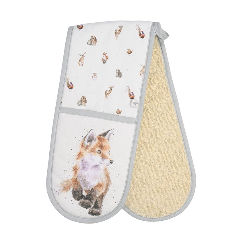 Fox Woodlanders Double Oven Glove
