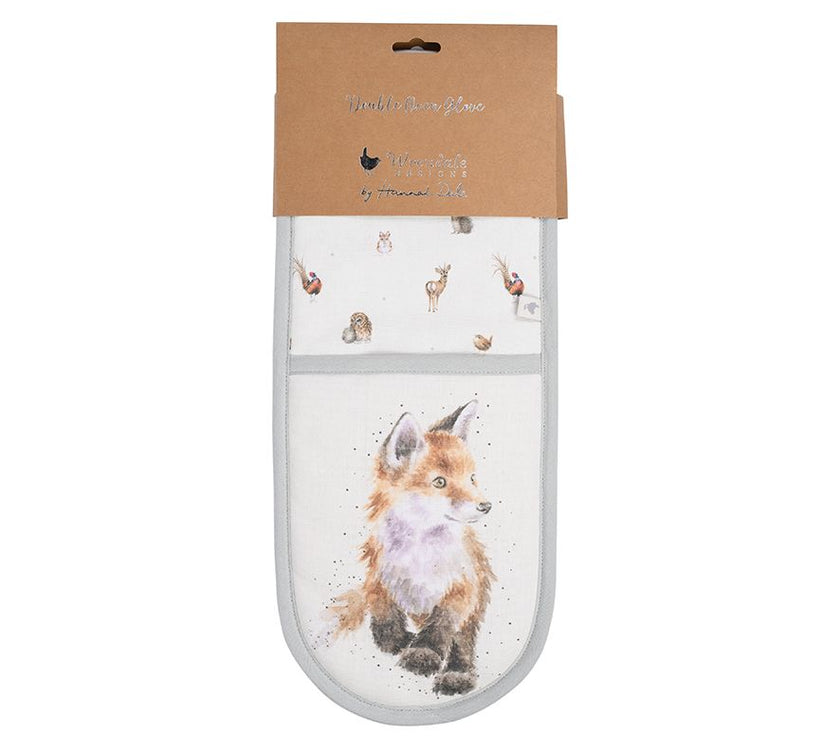 Fox Woodlanders Double Oven Glove