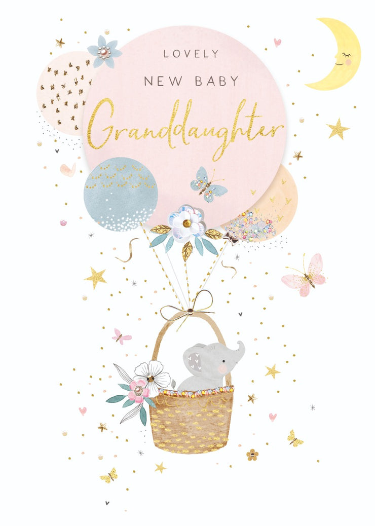 New Baby Granddaughter Greeting Card