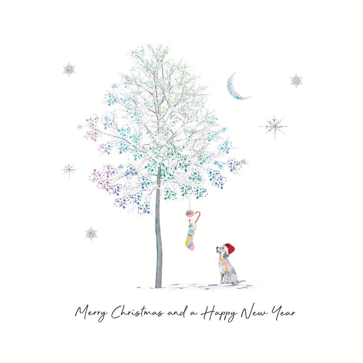 Dog Tree Christmas Boxed Cards