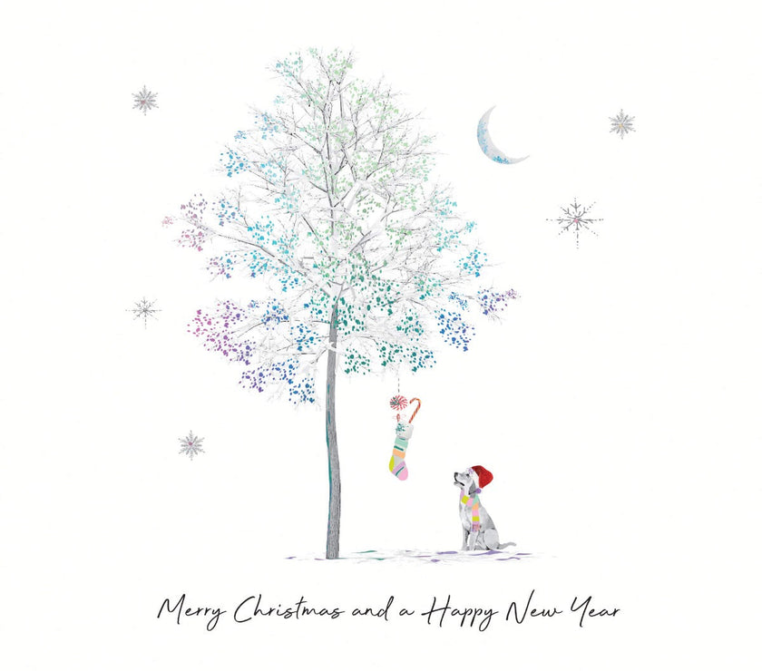 Dog Tree Christmas Boxed Cards