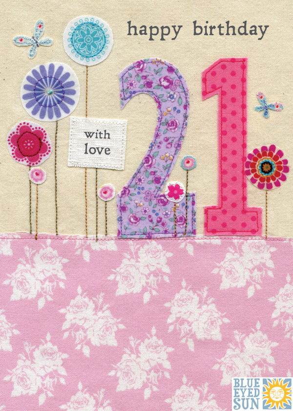 21st Birthday Card - House of Cards