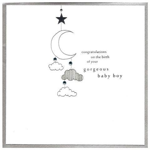 Baby Boy Card - House of Cards