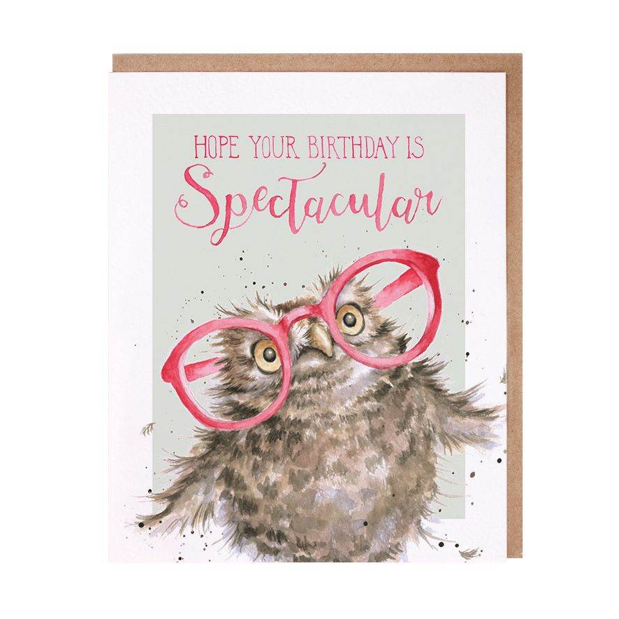 Spectacular Owl Birthday Card - House of Cards