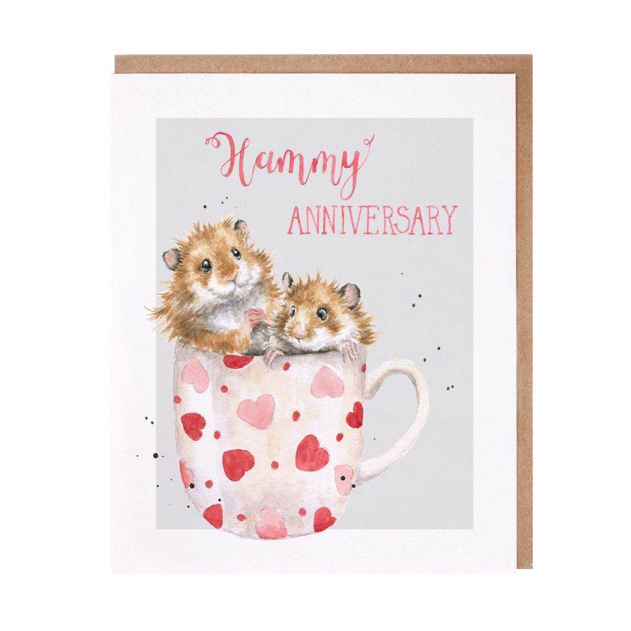 Anniversary Hamster Card - House of Cards