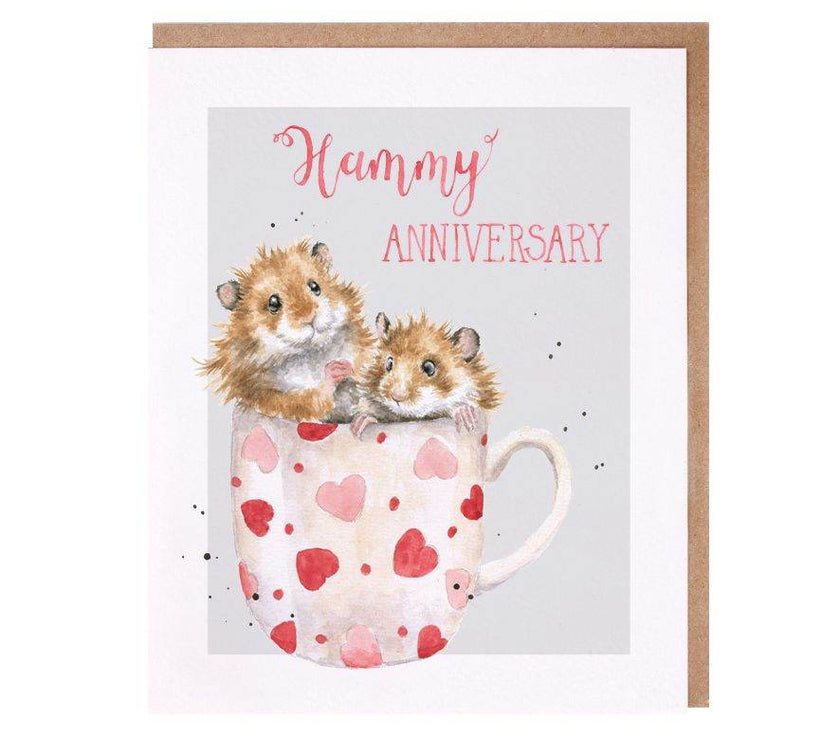 Anniversary Hamster Card - House of Cards