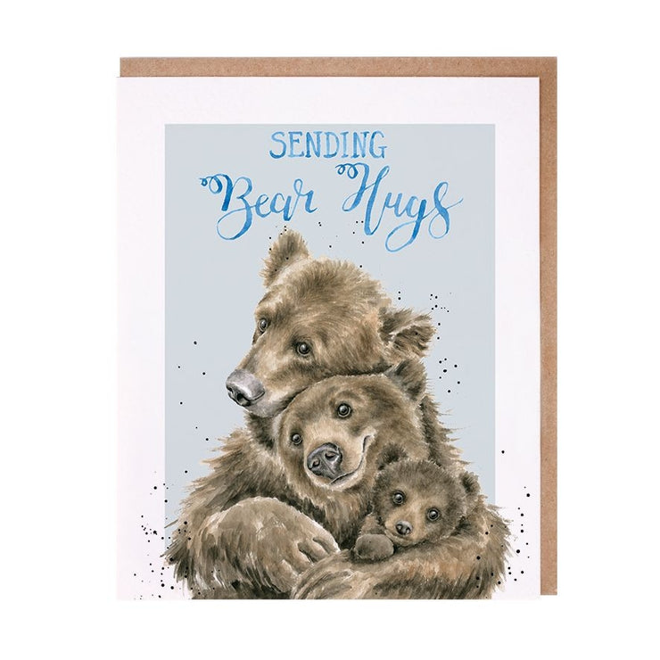 Bear Hugs - Greetings Card