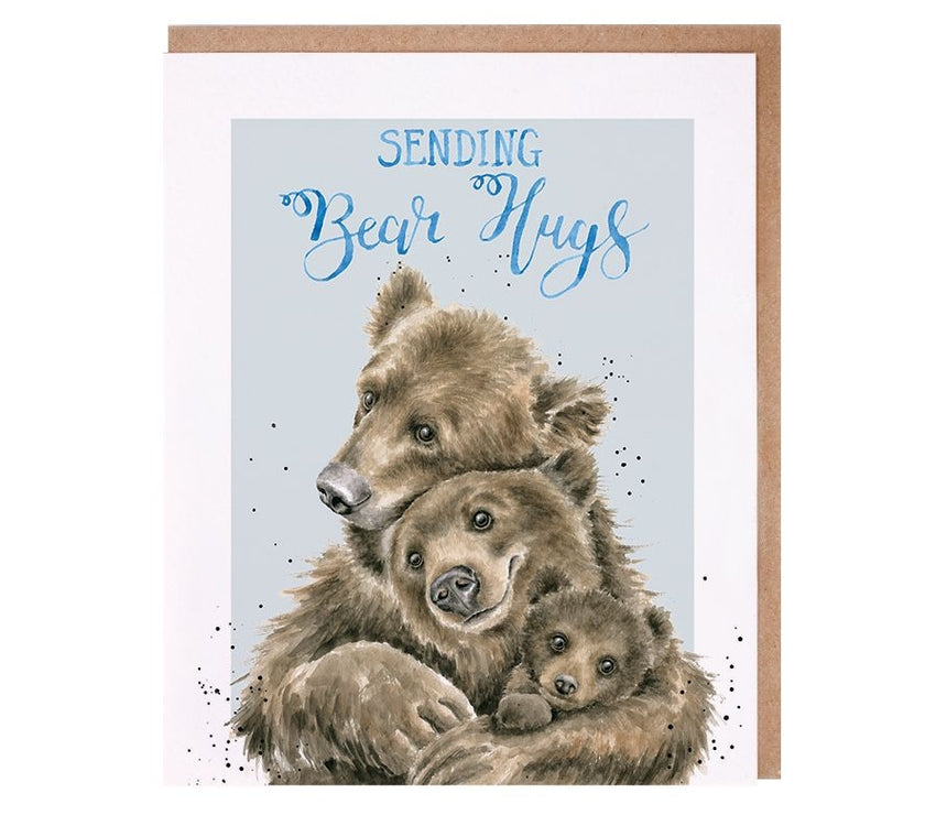 Bear Hugs - Greetings Card