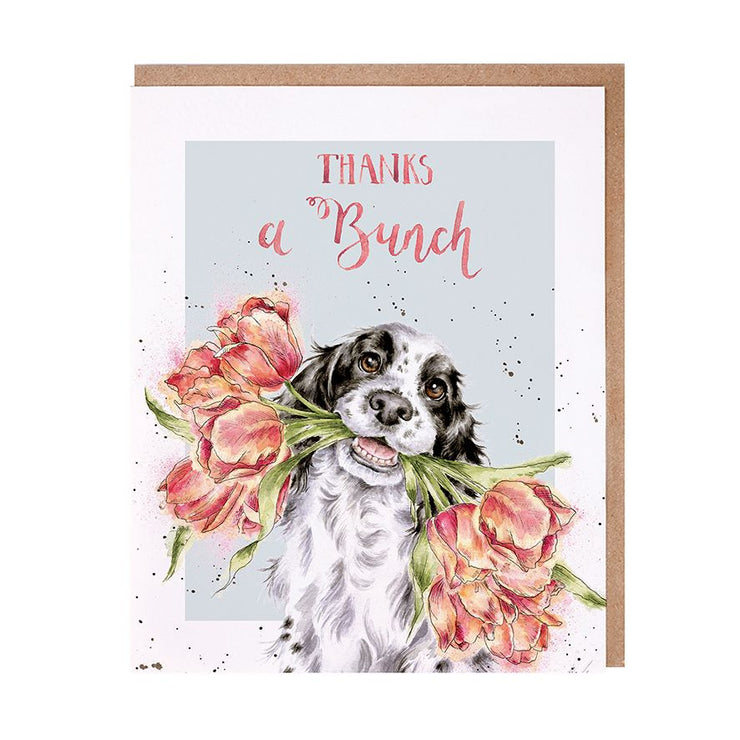 Spaniel Dog Thank You Card