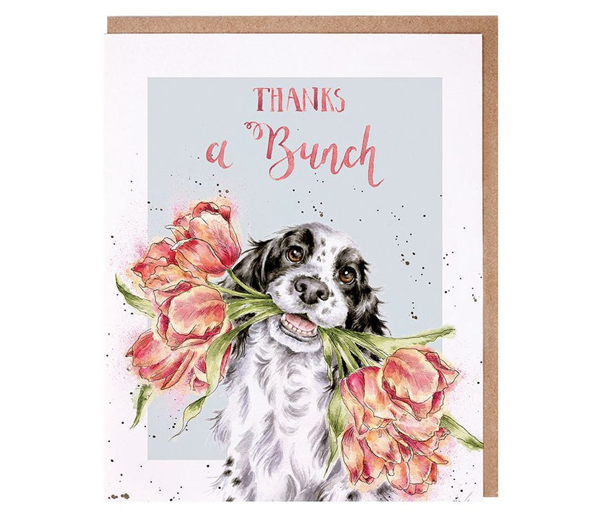 Spaniel Dog Thank You Card