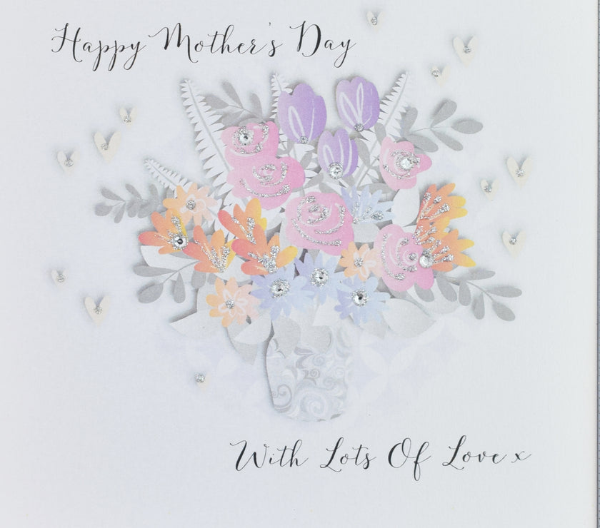 Flower Bouquet Mothers Day Card