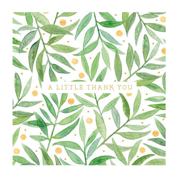 A Little Thank You Greeting Card - House of Cards