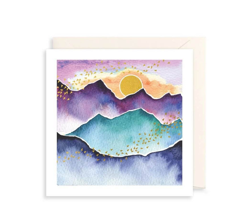 Mountains Birthday Card