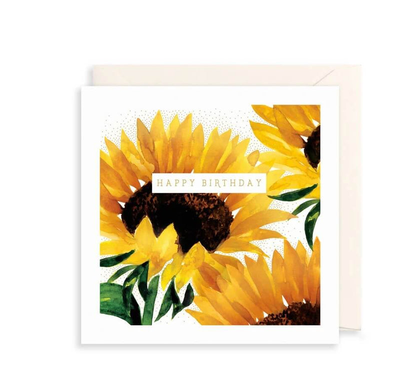 Sunflowers Birthday Card