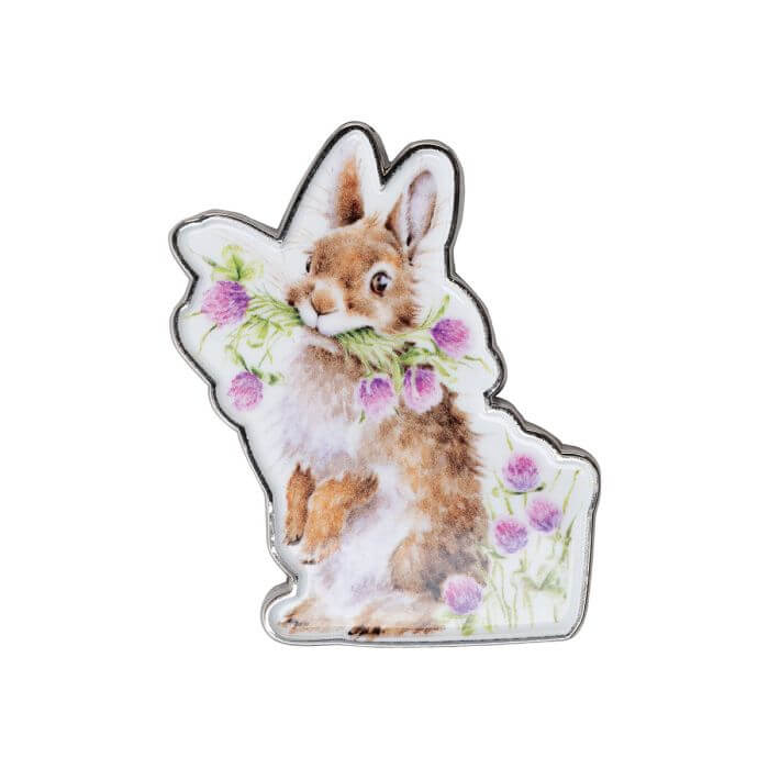 Rabbit Pin Badge