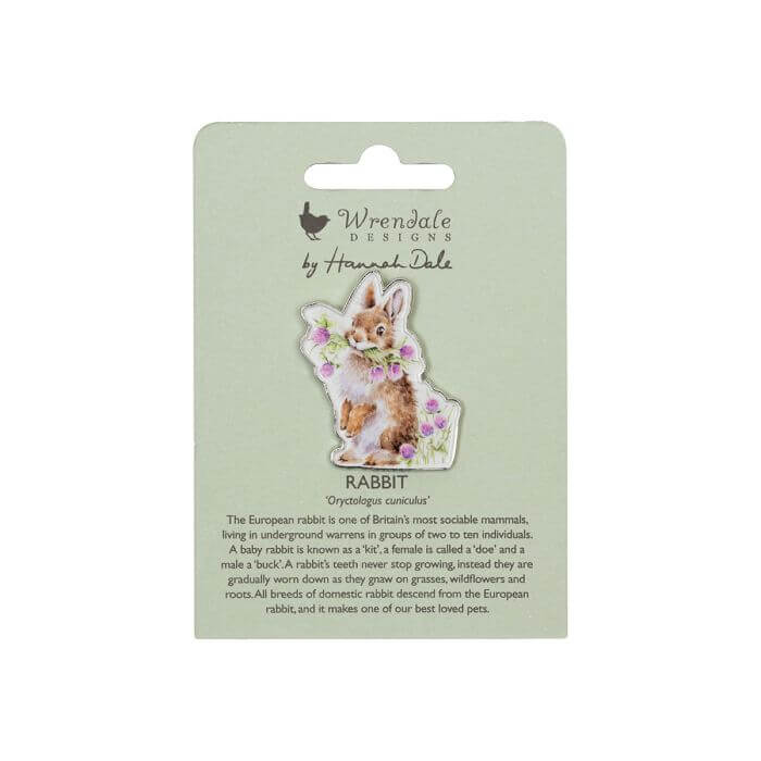 Rabbit Pin Badge