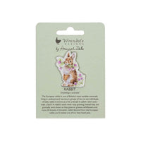 Rabbit Pin Badge
