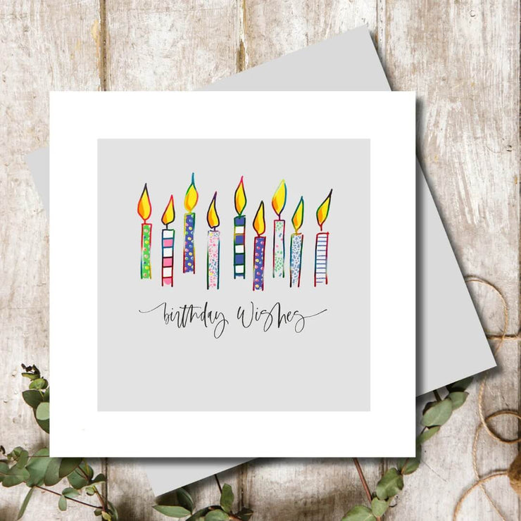 Candles Birthday Card