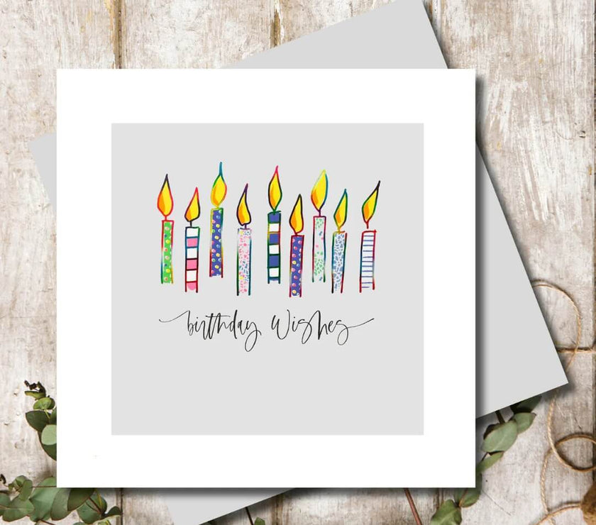 Candles Birthday Card