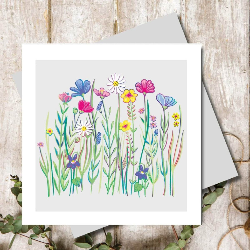 Flowers Birthday Card - House of Cards