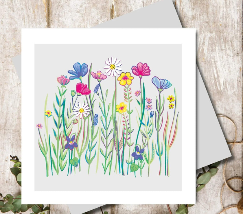 Flowers Birthday Card