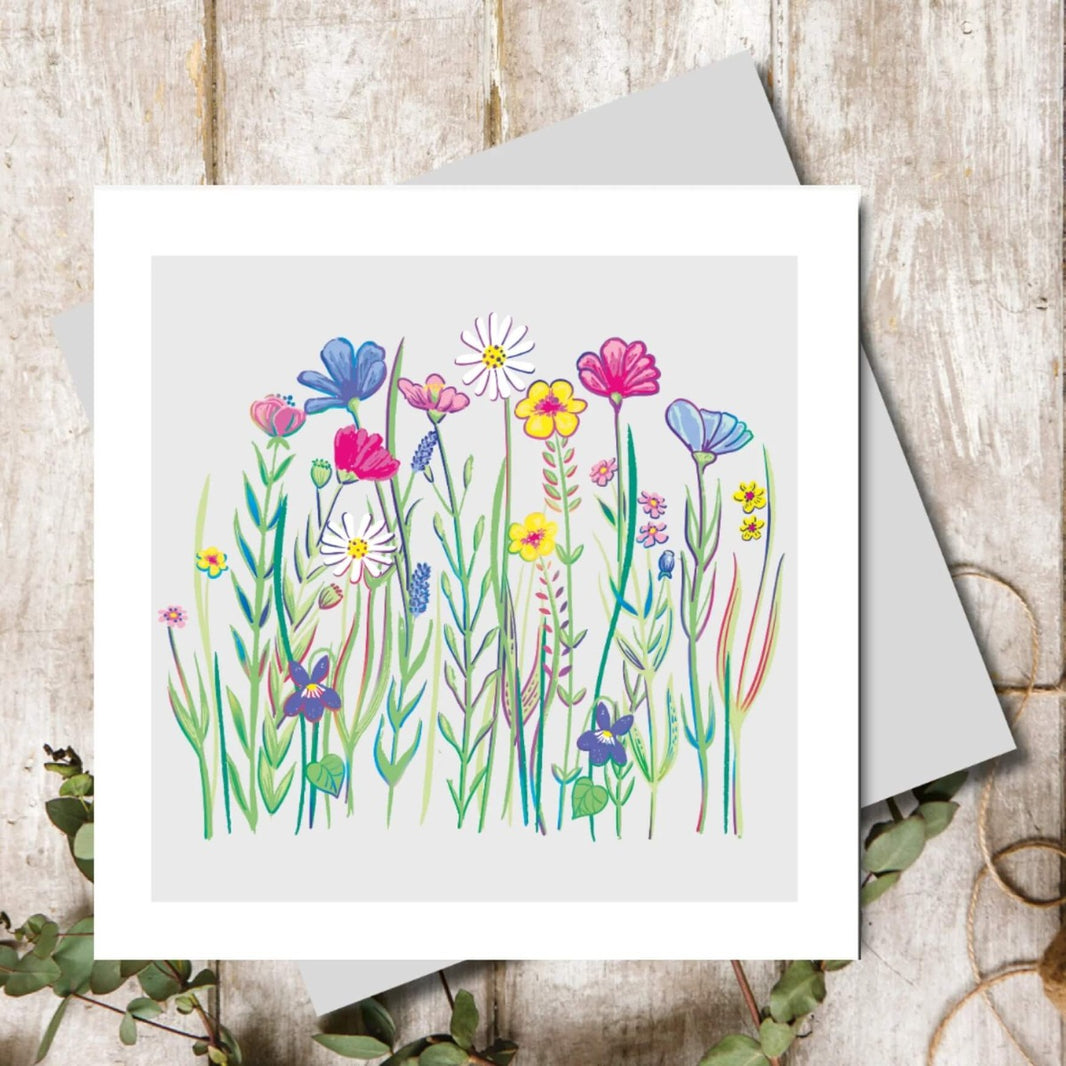 Flowers Birthday Card