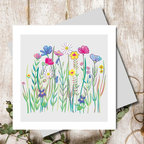 Flowers Birthday Card