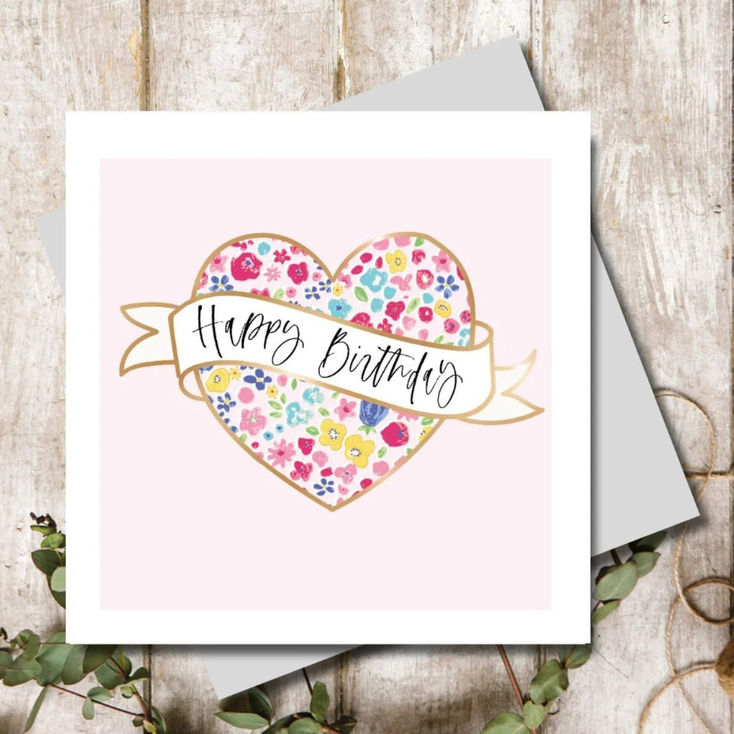 Heart Birthday Card