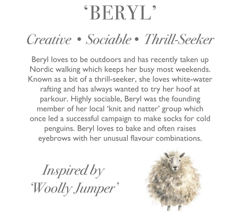 Beryl the Sheep Plush Toy