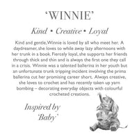 Winnie Elephant Plush Toy