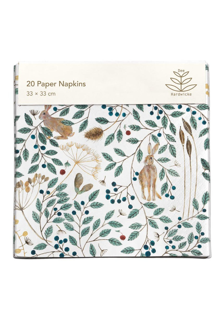 Hares and Berries Napkins