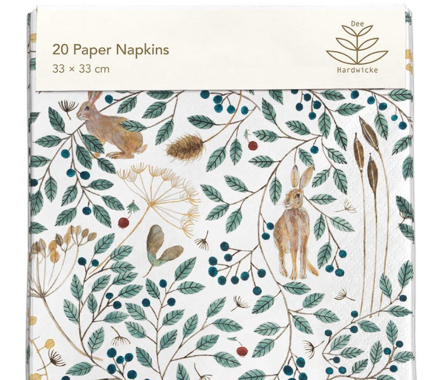 Hares and Berries Napkins
