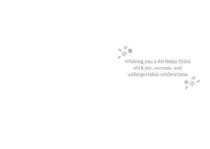 Pansy Friend Birthday Card