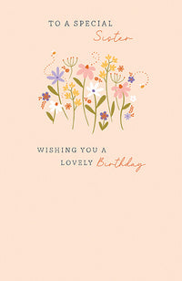 Sister Birthday Card