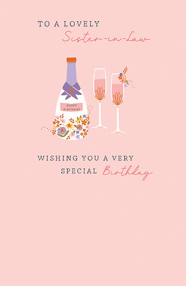 Sister-in-Law Birthday Card