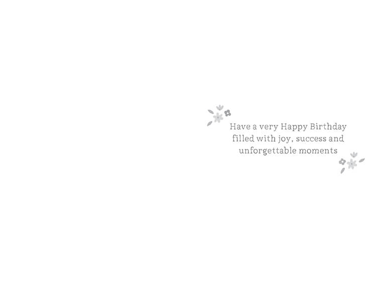 Sister-in-Law Birthday Card