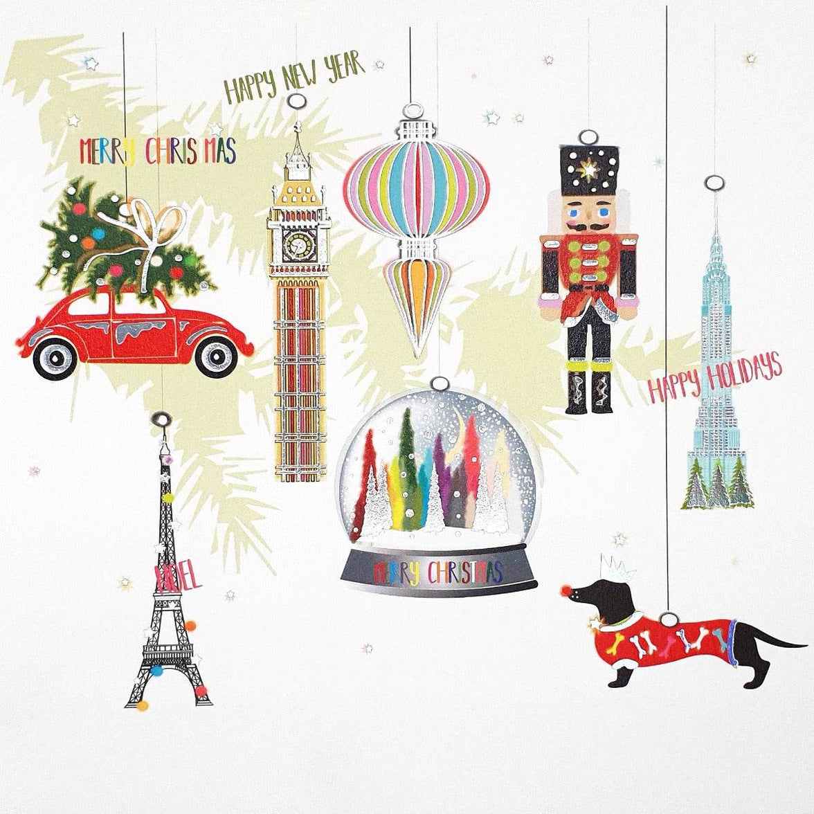 Pop Montage Christmas Boxed Cards - House of Cards